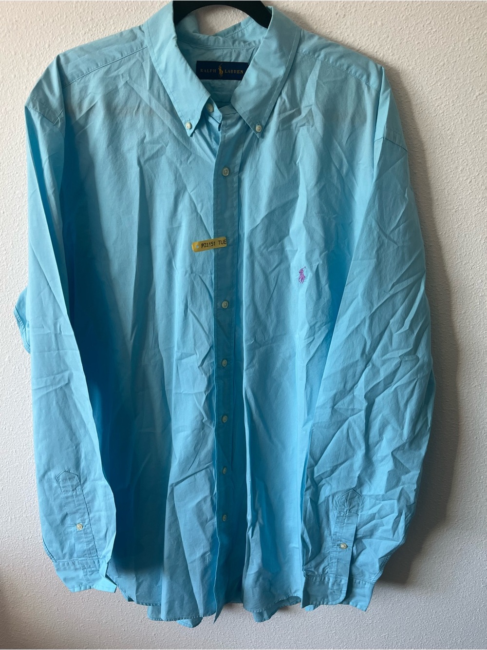 Ralph Lauren Men’s Button-Down Shirt in Sky Blue